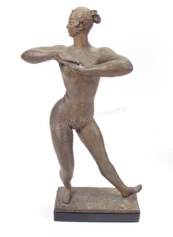 Appraisal: Dora Gordine UK - Bronze signed numbered Carmen Provenance purchased