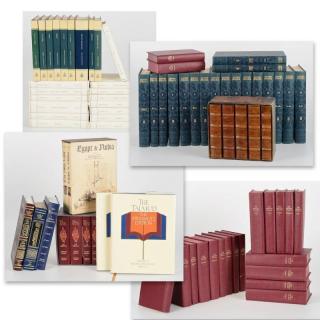 Appraisal: Collection Judaic books from Edgar Bronfman's Library th c incl