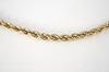 Appraisal: NECKLACE - K yellow gold rope twist neck chain dwt