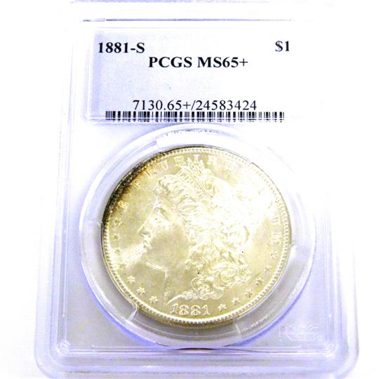 Appraisal: COIN -S Morgan Dollar PCGS graded MS