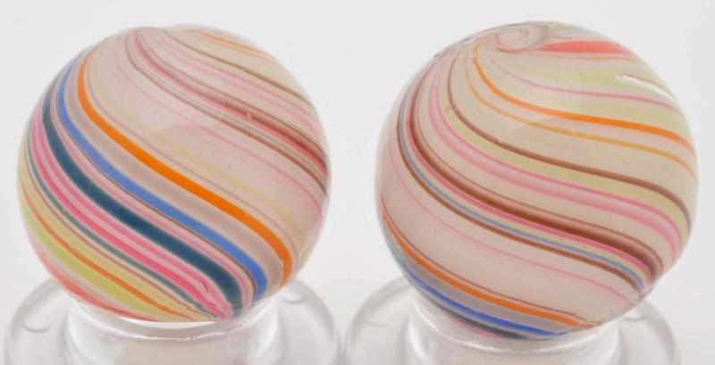 Appraisal: Lot of Same Cane Joseph Swirl Marbles Description A very