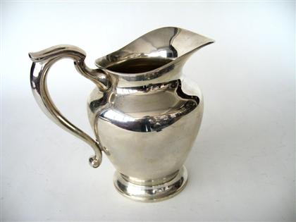 Appraisal: Sterling silver water pitcherreed and barton th century