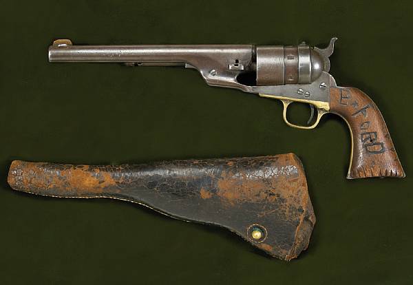 Appraisal: A Colt Model Army Richards conversion revolver attributed to Bob