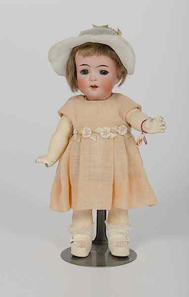 Appraisal: Simon Halbig Bisque Head Doll German ca - a Simon