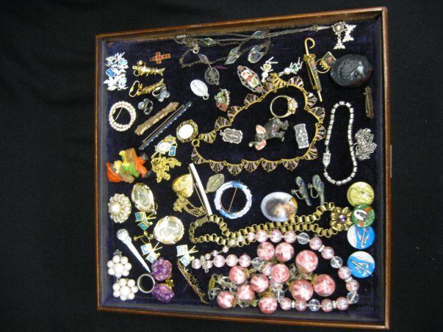 Appraisal: Estate Jewelry Lot some sterling gold filled costume and more