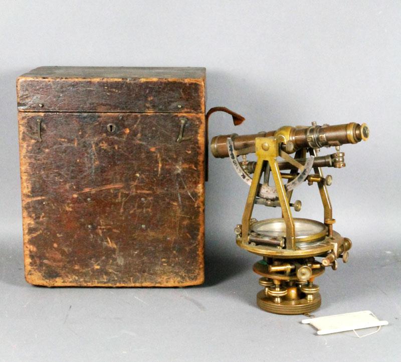 Appraisal: - W L E Gurley Brass Theodolite W L E