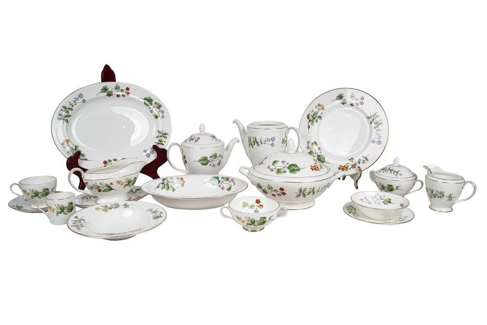 Appraisal: MINTON DINNER SERVICEMeadow pattern comprising dinner plates inches diameter luncheon