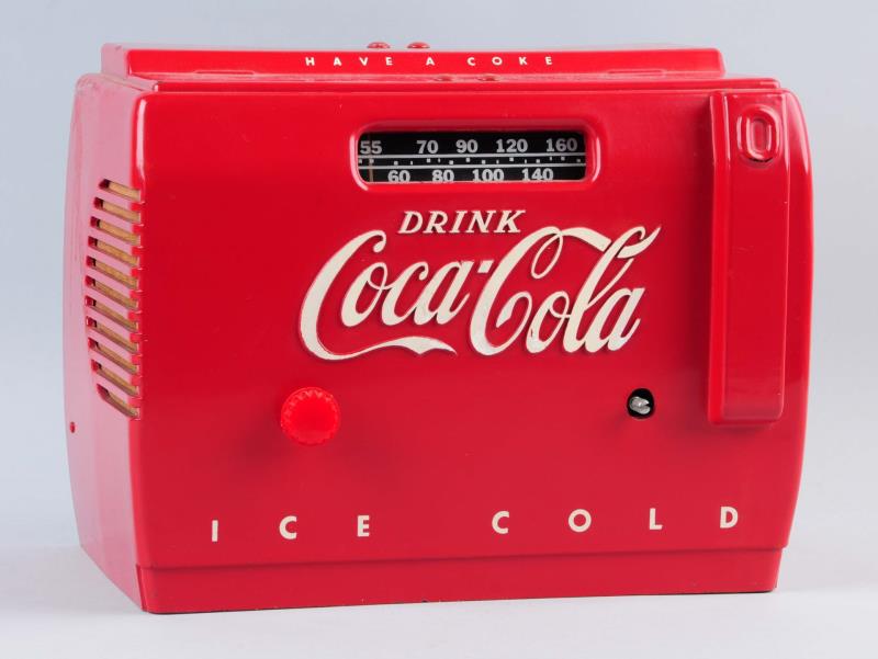 Appraisal: s Coca - Cola Radio Cord has been cut Unsure