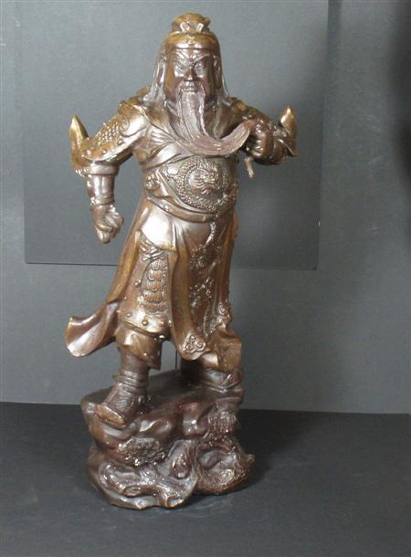 Appraisal: A th century Chinese Ming Dynasty style bronze of a