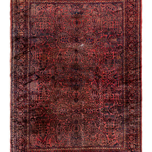 Appraisal: A Sarouk Wool Rug Circa feet inches x feet inches