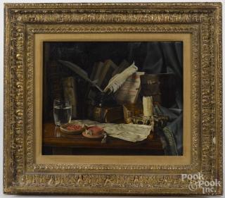 Appraisal: Oswald Eichinger Austrian b oil on panel still life signed