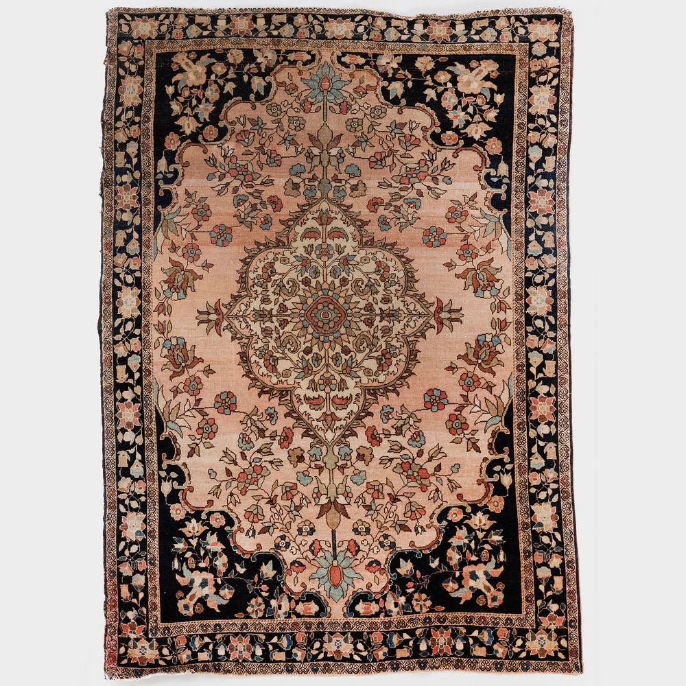 Appraisal: Small Persian Tabriz Rug ft in x in Beauvais Carpets