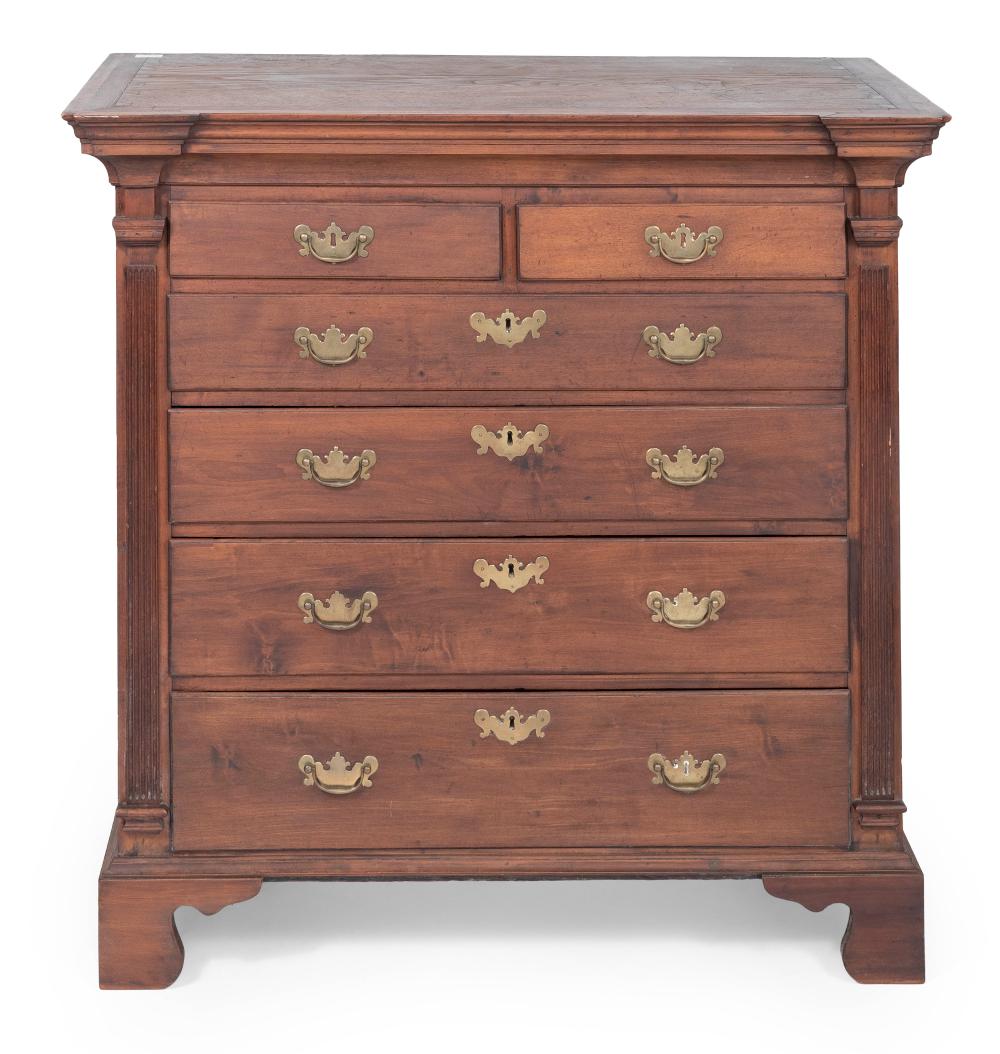 Appraisal: CHEST OF DRAWERS CONNECTICUT TH CENTURY HEIGHT WIDTH DEPTH CHEST