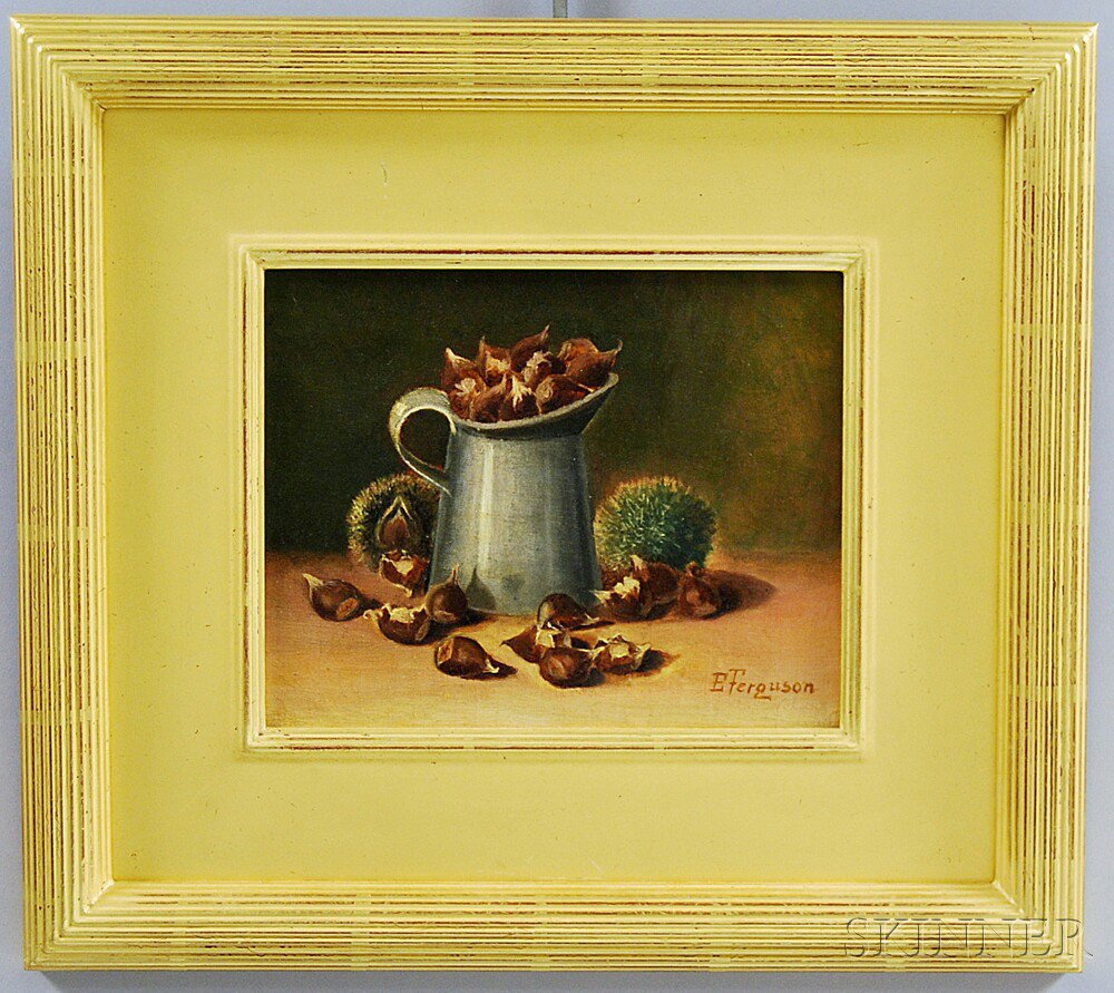 Appraisal: Elizabeth Foote Ferguson American - Still Life with Chestnuts Signed