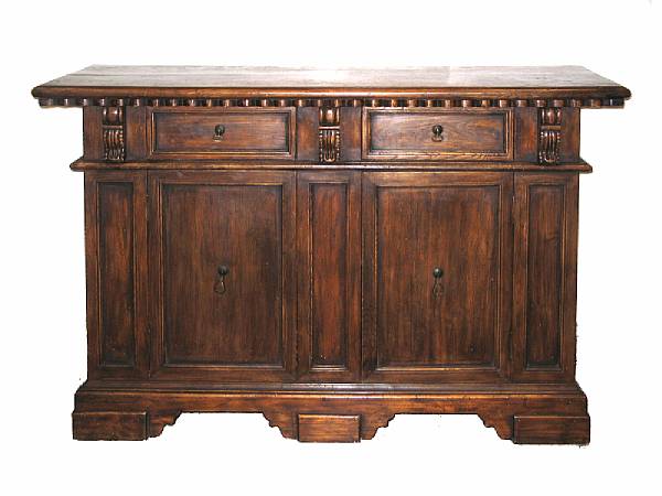 Appraisal: An Italian Renaissance style credenza height in width ft in