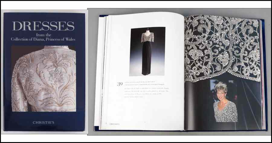 Appraisal: DRESSES FROM THE COLLECTION OF DIANA PRINCESS OF WALES hardbound