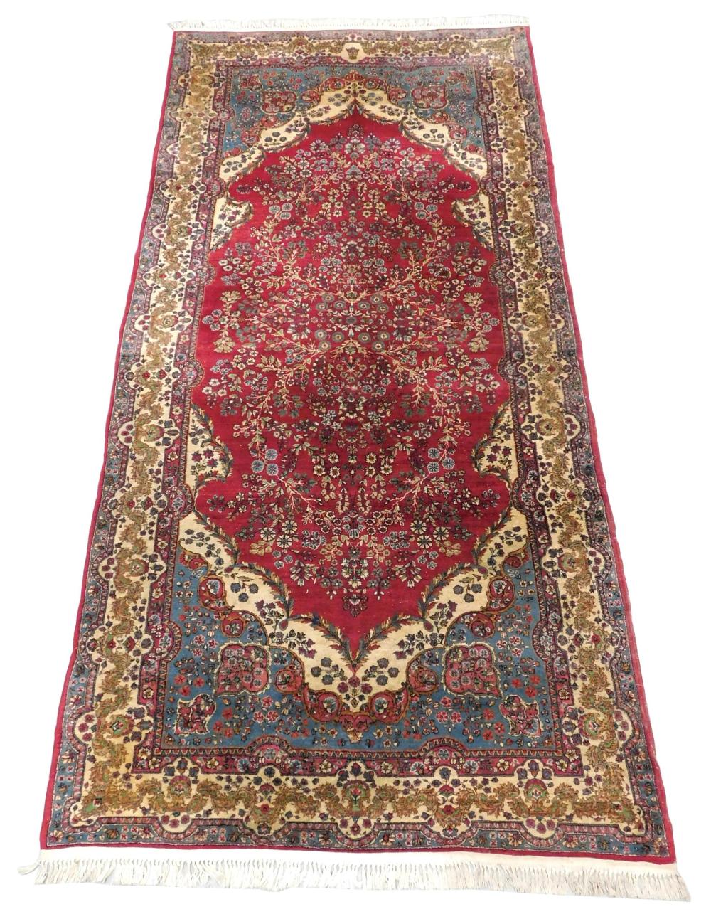 Appraisal: RUG Semi-antique Persian carpet ' x ' hand-woven with machine