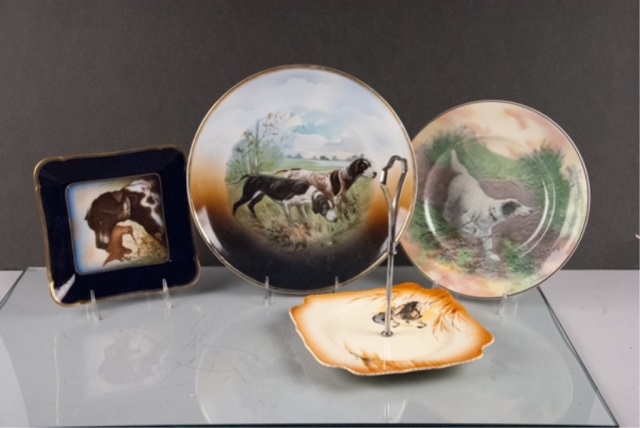 Appraisal: Pc - English Setter Plates and Chargers Royal Doulton English