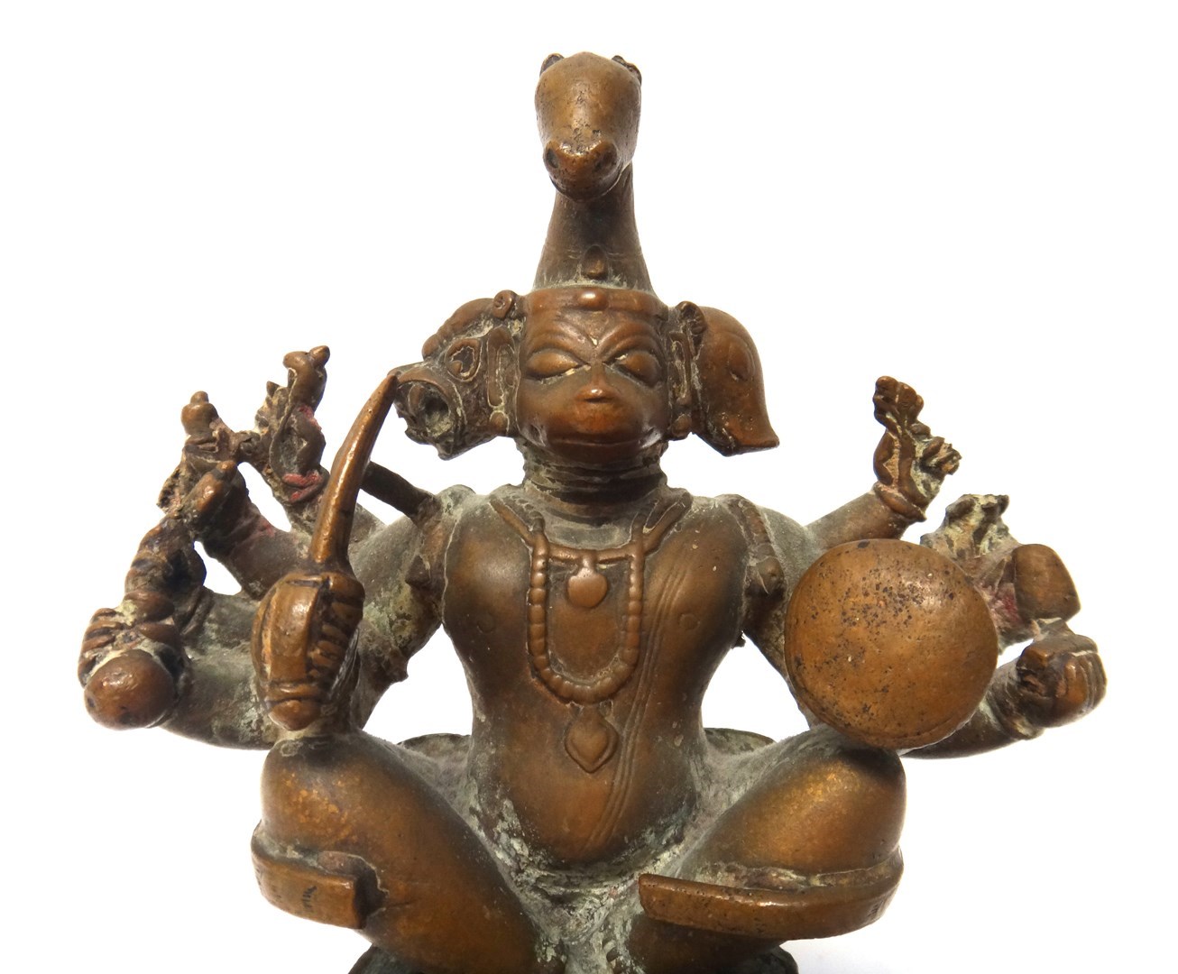 Appraisal: A bronze figure of Hanaman South India th th century