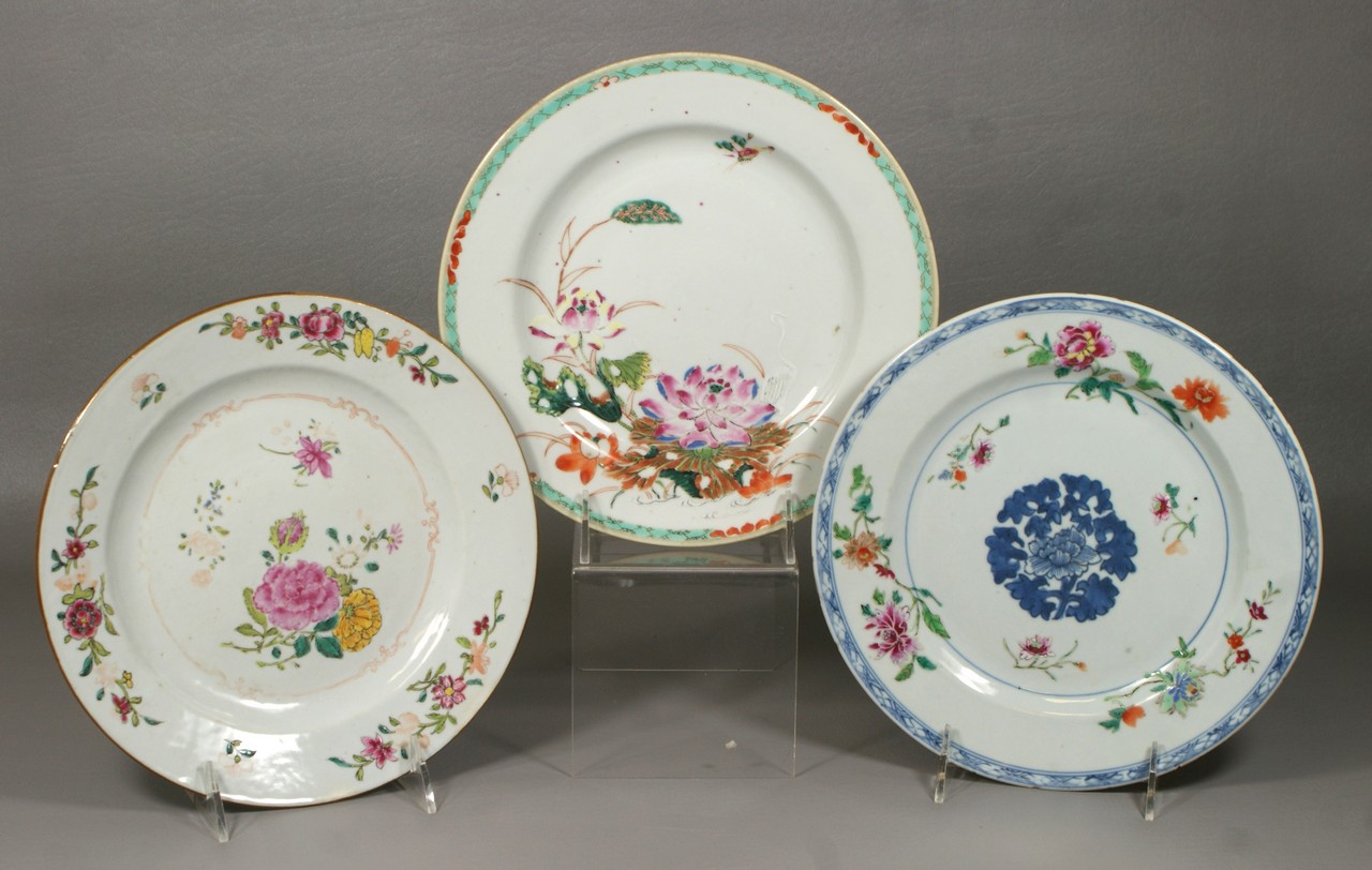 Appraisal: Chinese Export Porcelain Plates diameter