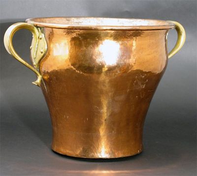 Appraisal: A large Birmingham Guild of Handicrafts copper and brass jardiniere