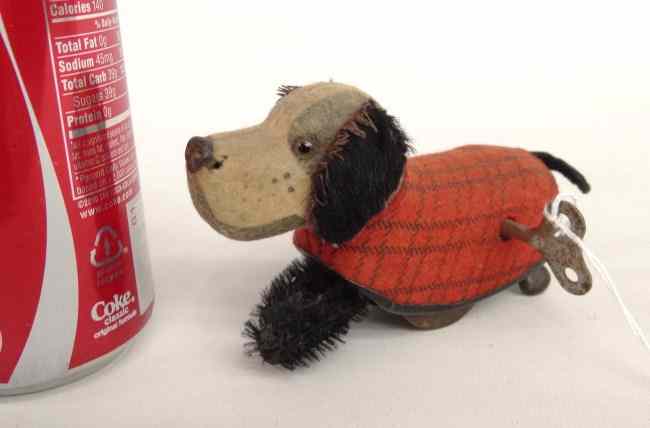 Appraisal: Vintage German windup dog toy '' Length '' Ht