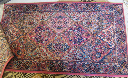 Appraisal: TWO AMERICAN KARASTAN AREA RUGS Kerman design machine loomed each