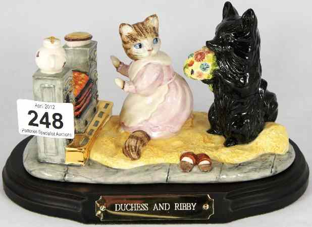 Appraisal: Beswick Beatrix Potter Tableau Figure Duchess and Ribby Limited Edition