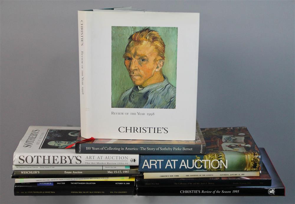 Appraisal: COLLECTION OF AUCTION HOUSE BOOKS ART BOOKS ASIAN ART BOOKS