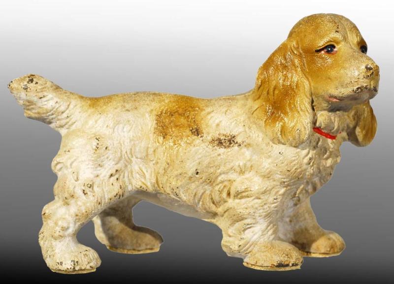 Appraisal: Cast Iron Cocker Spaniel Dog Doorstop Description Made by Hubley