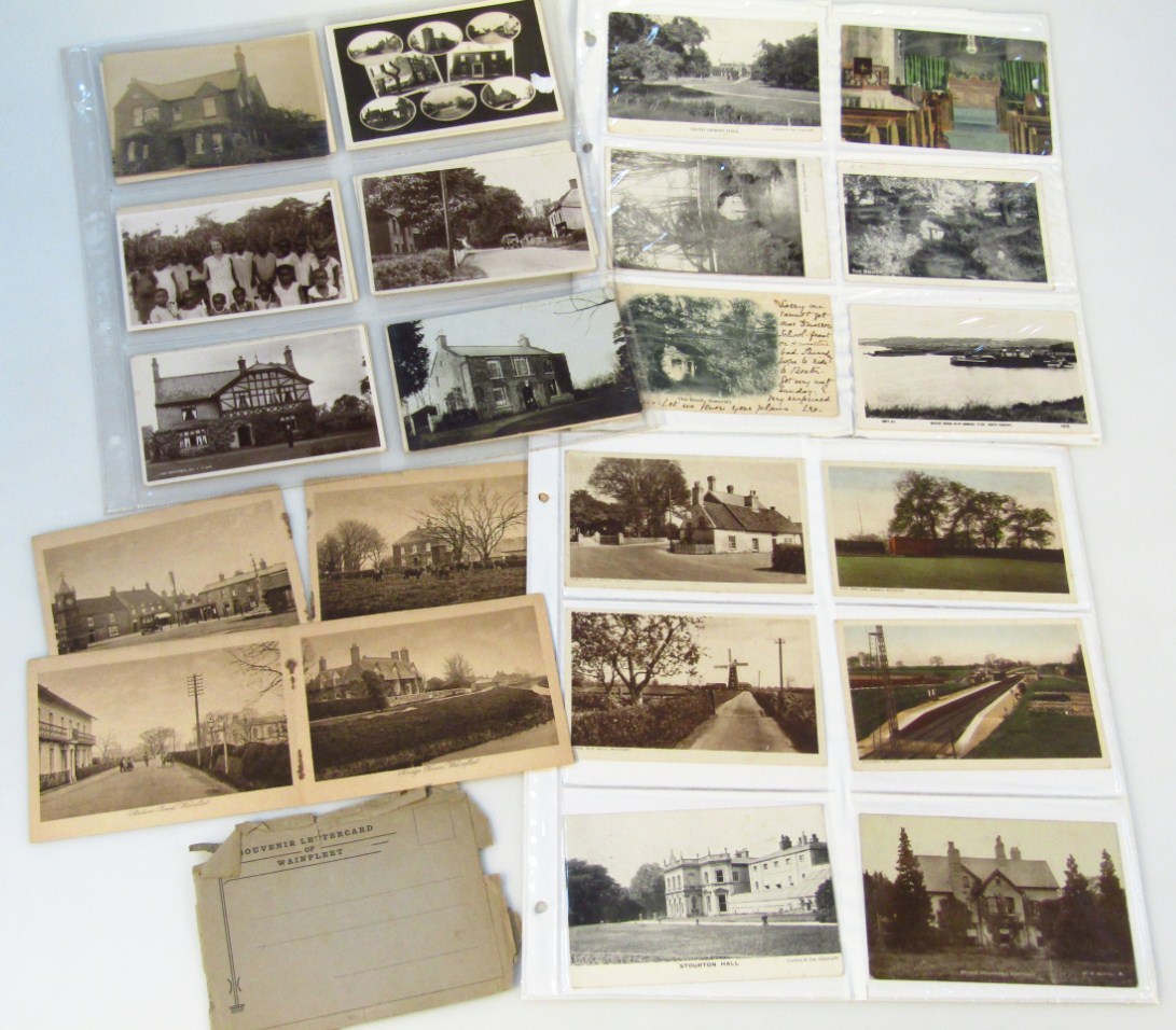 Appraisal: Various early thC and later postcards Lincolnshire and Humberside related