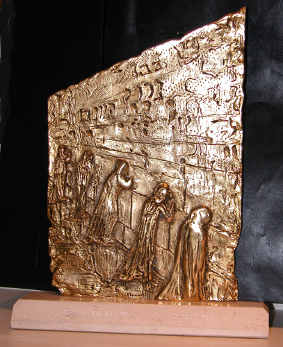 Appraisal: Wailing Wall Dali Salvador Spanish - Bronze with gold patina