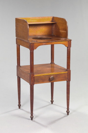 Appraisal: American Vernacular Pine Washstand second quarter th century in the