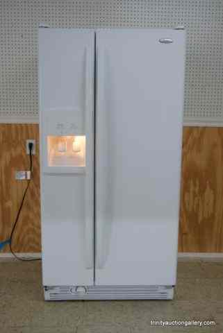 Appraisal: Whirlpool Side X Side Refrigerator FreezerFrom an estate is a