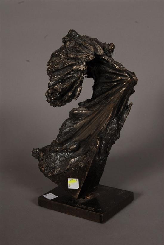 Appraisal: KRAMER MODERN BRONZE Cast bronze Winged victory Signed dated on