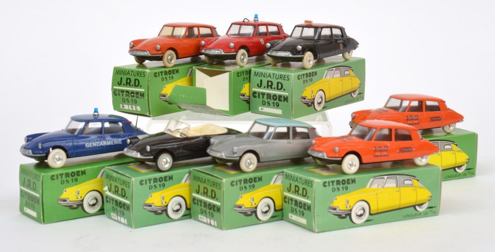 Appraisal: JRD REISSUE CITROEN DS MODELS INCLUDING X JRD ADVERTISEMENTS TAXI