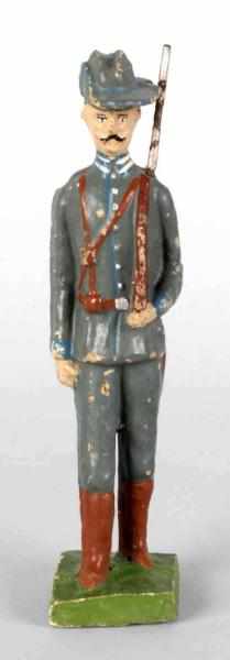 Appraisal: Very Early mm Soldier with Hat German Colonial Infantry composition