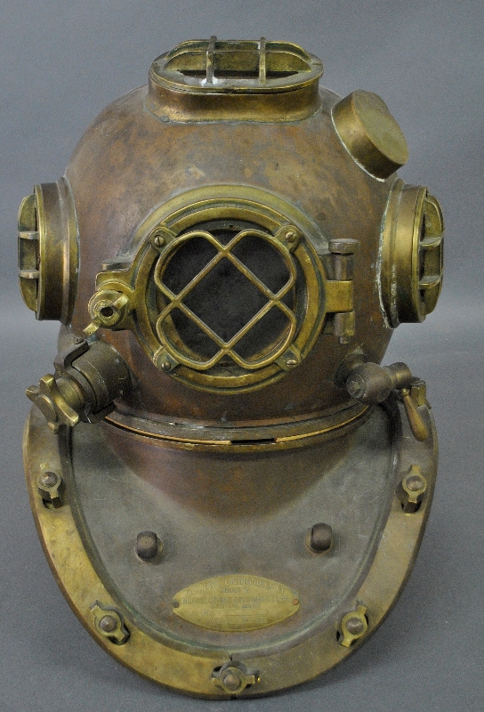 Appraisal: - U S Navy Morse Mark V style brass diving