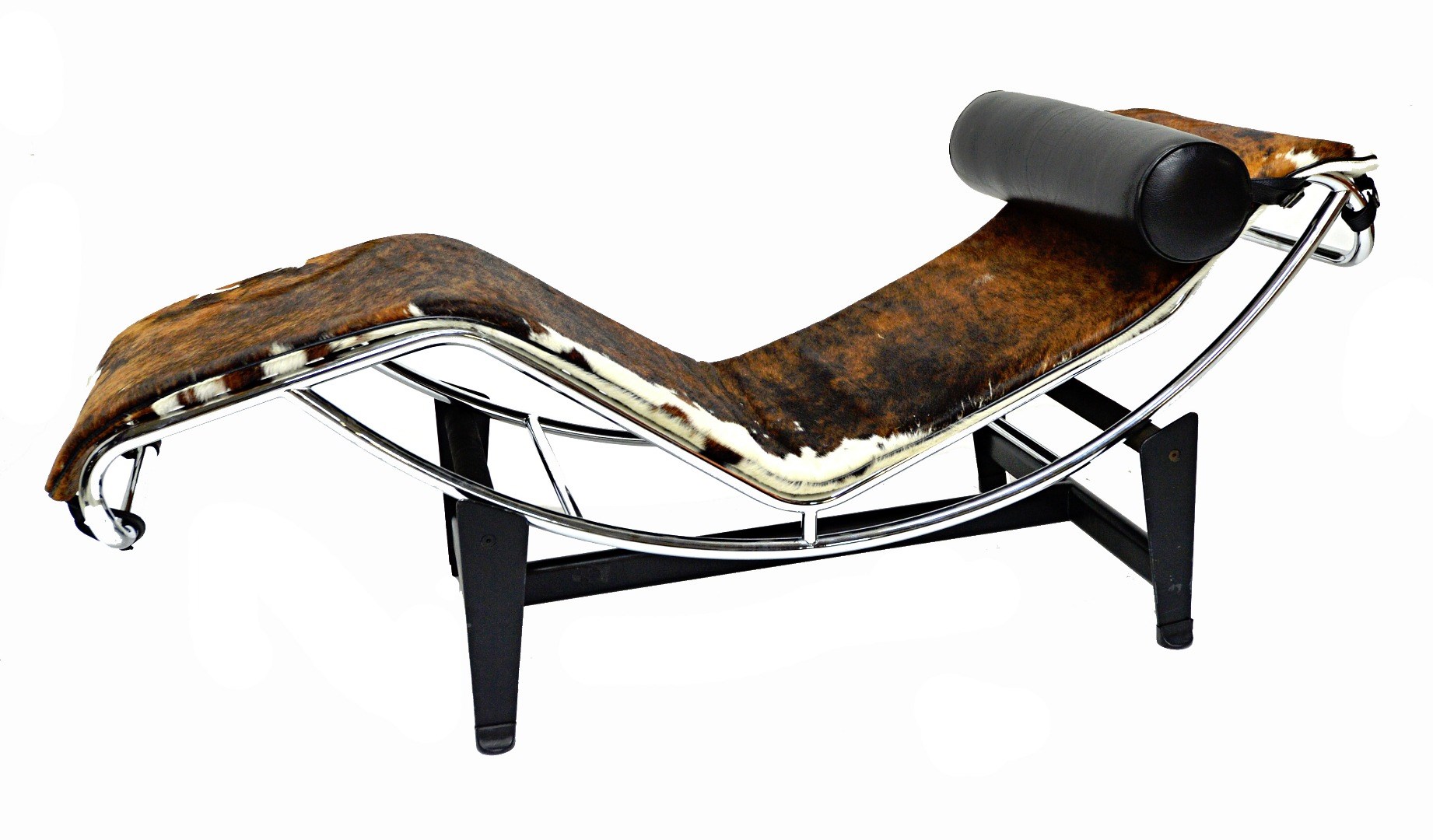 Appraisal: Le Corbusier a late th century LC chaise longue with