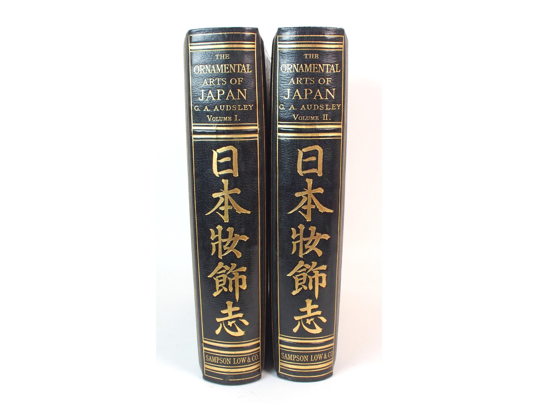 Appraisal: GEORGE ASHDOWN AUDSLEYThe Ornamental Arts of JapanTwo volumes encased printed