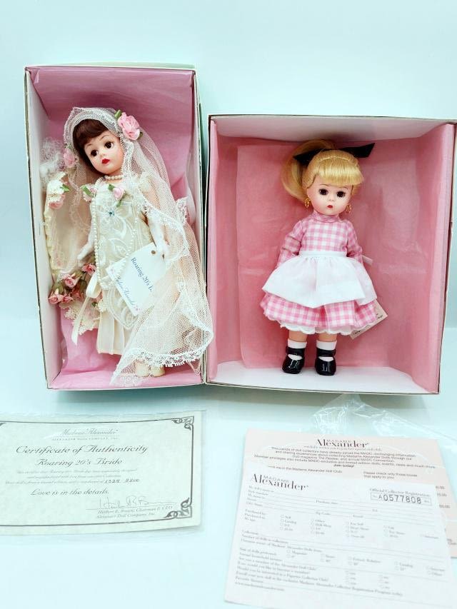 Appraisal: Madame Alexander Dolls include the Roaring s Bride with COA