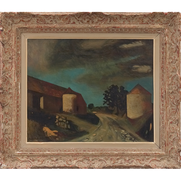 Appraisal: Roland Oudot French - ''Environs de Grosrouvres '' c oil