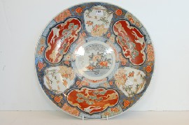 Appraisal: LARGE GILDED AND ENAMELLED JAPANESE MEIJI IMARI CHARGER