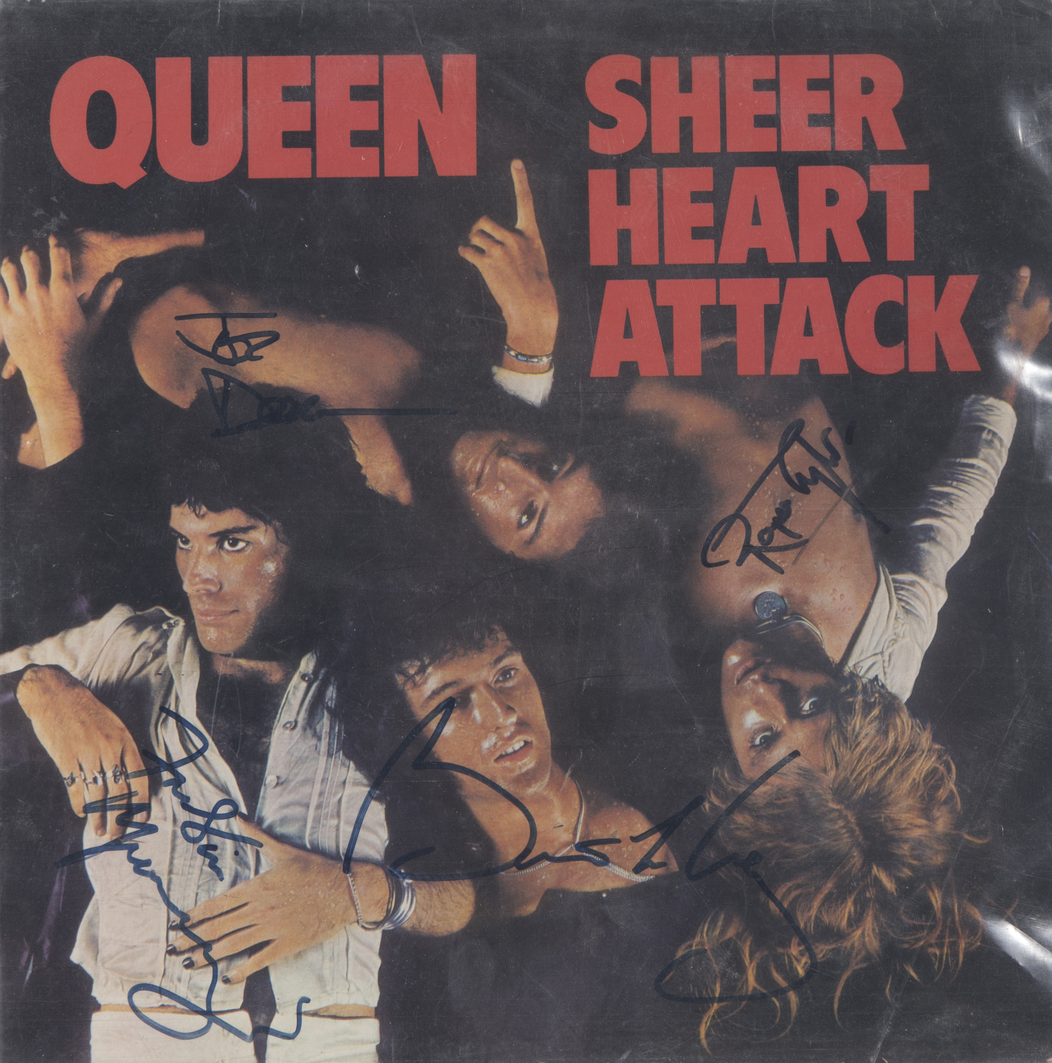 Appraisal: QUEEN SHEER HEART ATTACK L P SIGNED BY FREDDIE MERCURY