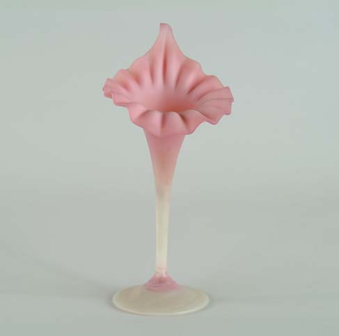 Appraisal: BURMESE JACK IN THE PULPIT VASE Color ranges from pink