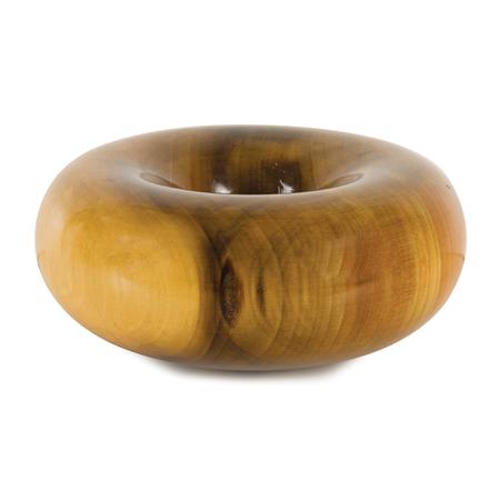 Appraisal: Edward Moulthrop Figured Maple Donut Vessel Estimate nbsp nbsp nbsp