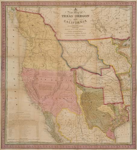 Appraisal: MITCHELL S AUGUSTUS A New Map of Texas Oregon and