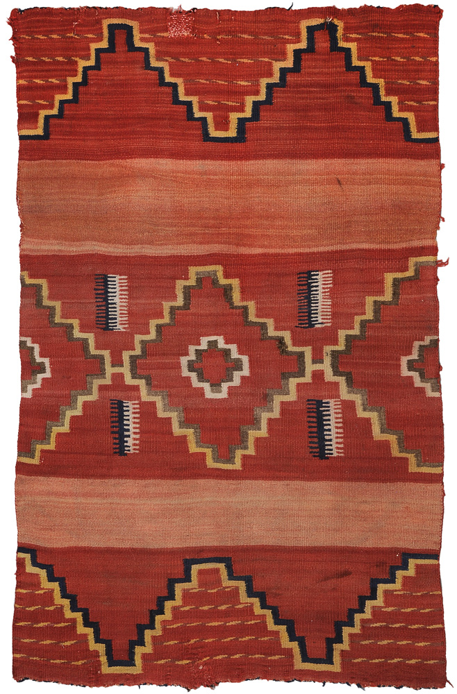 Appraisal: Late Classic Navajo Child's Blanket Southw