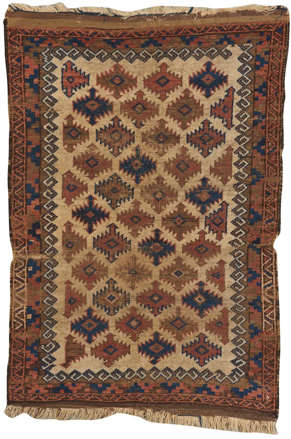 Appraisal: Belouch Rug Afghanistan ca ft in x ft in Provenance