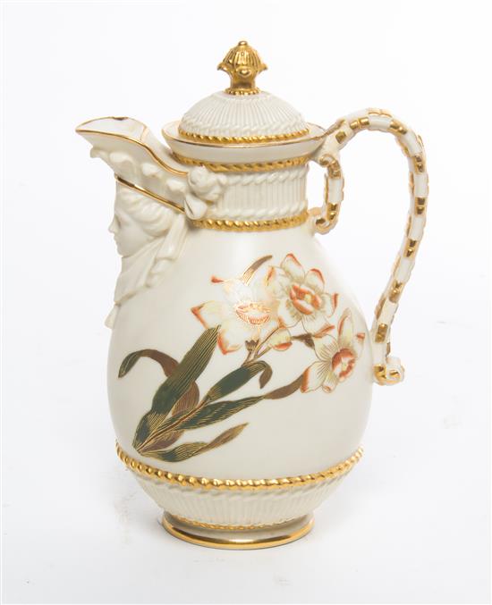 Appraisal: Sale Lot A Worcester Porcelain Ewer th th century with